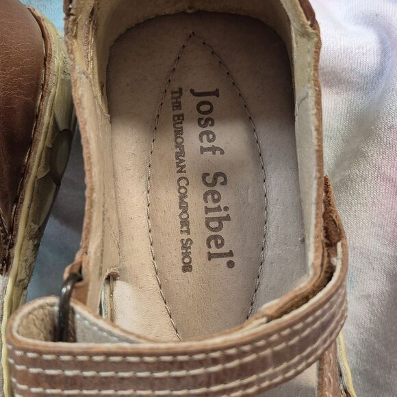 Josef Seibel Size 40 Tan Mary Jane Flat - NWOT - Picture 3 of 9